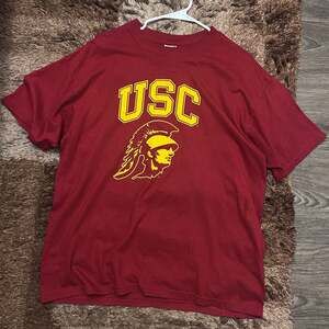 Jerzees USC Trojans Graphic T-Shirt Size Large